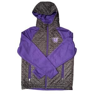 University of Washington Huskies hooded puffer